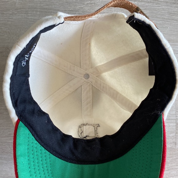 BRIXTON WOOL WHITE RED BASEBALL HAT - Picture 7 of 7